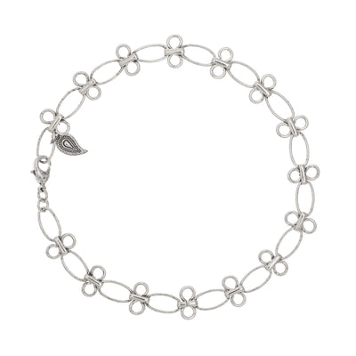 Ankle Jewelry in silver finish | Modern boho jewelry | Criscara