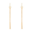 Modern Stick Earrings in 14k gold finish | Modern boho jewelry | Criscara