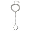 Multi-Strand Hand Chain in silver finish | Modern boho jewelry | Criscara
