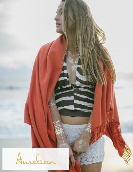 New Styles of Lulu DK Temporary Metallic Jewelry Tattoos Available at Nearly Naked