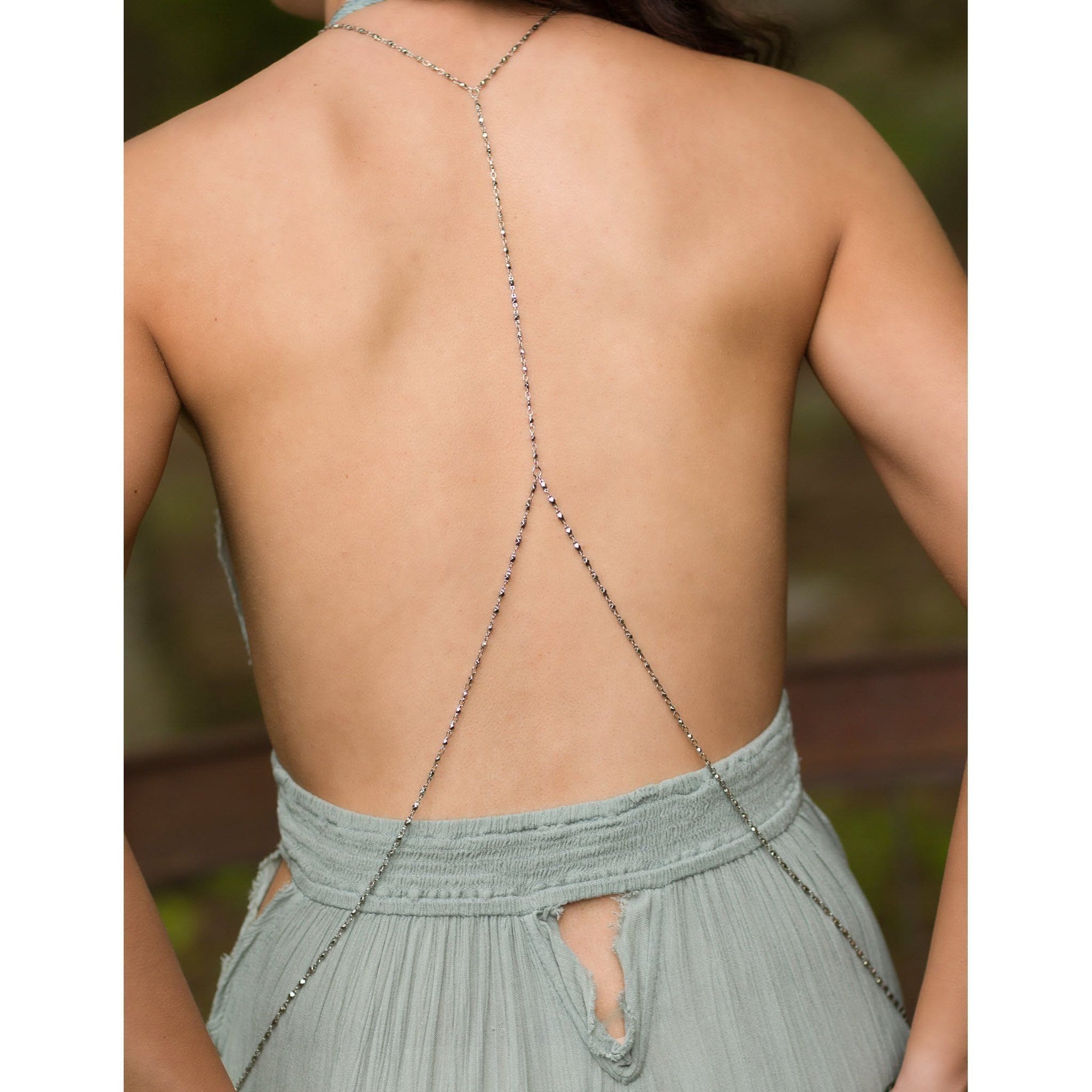 Body Chain Jewelry For Women Men- Fashion Boho Backless Full Body