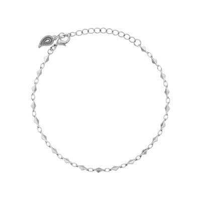 Boho Chic Anklet in silver finish | Modern boho jewelry | Criscara