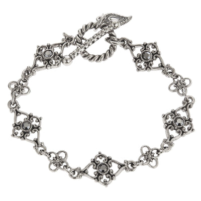 VALENCIA Bracelet - Hematite | Modern boho jewelry | Criscara