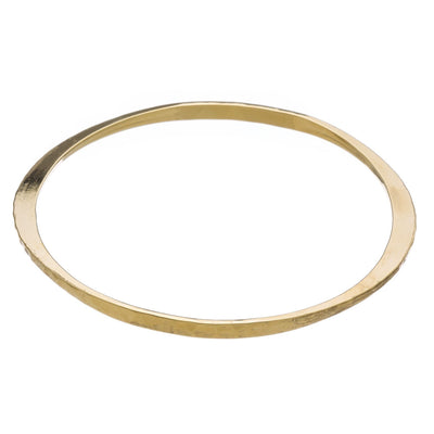 Hammered Upper Arm Bangle in 14k gold finish | Modern boho jewelry | Criscara