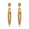 Bali Post Earrings in 14k gold finish | Modern boho jewelry | Criscara