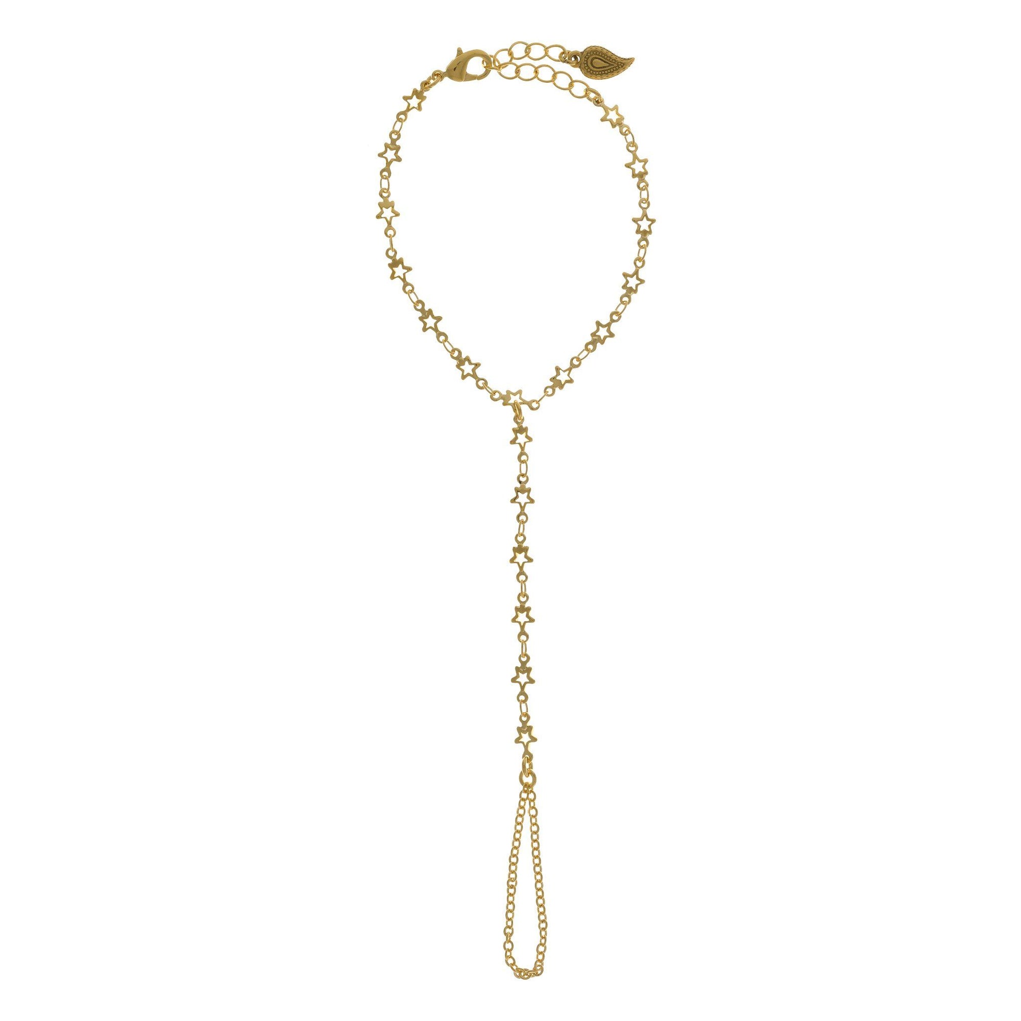 Elongated Gold Chain Crystal Quartz Earrings - Found Wanderer