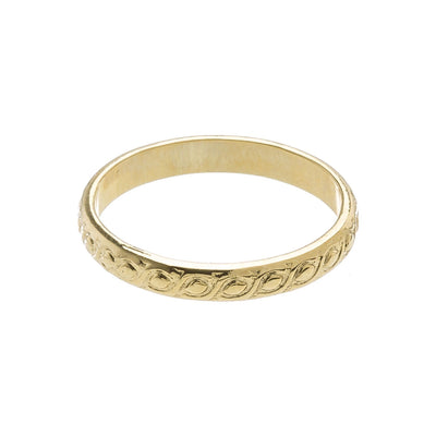 Stacking Ring in 14k gold finish size 4 | Modern boho jewelry | Criscara